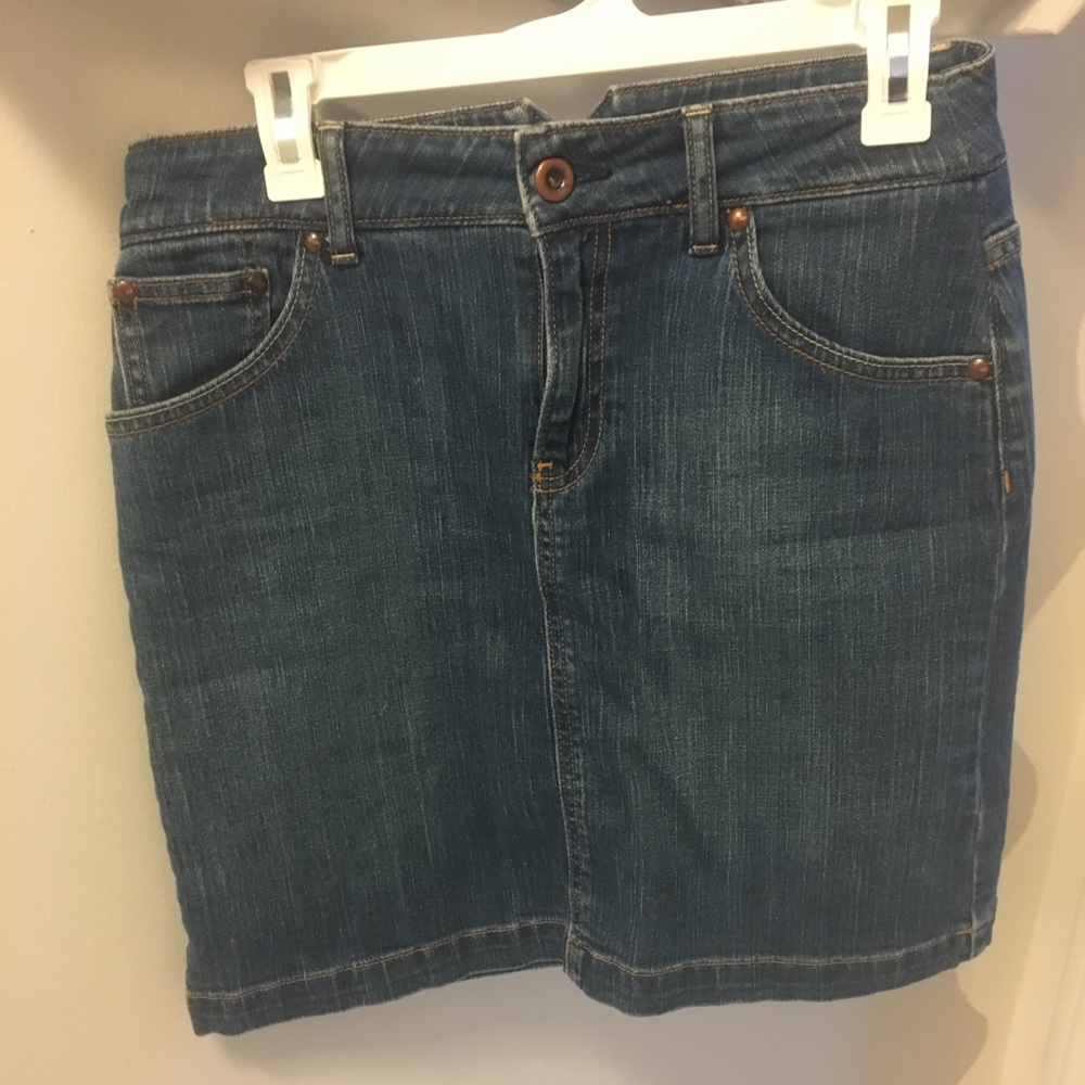 jean skirt